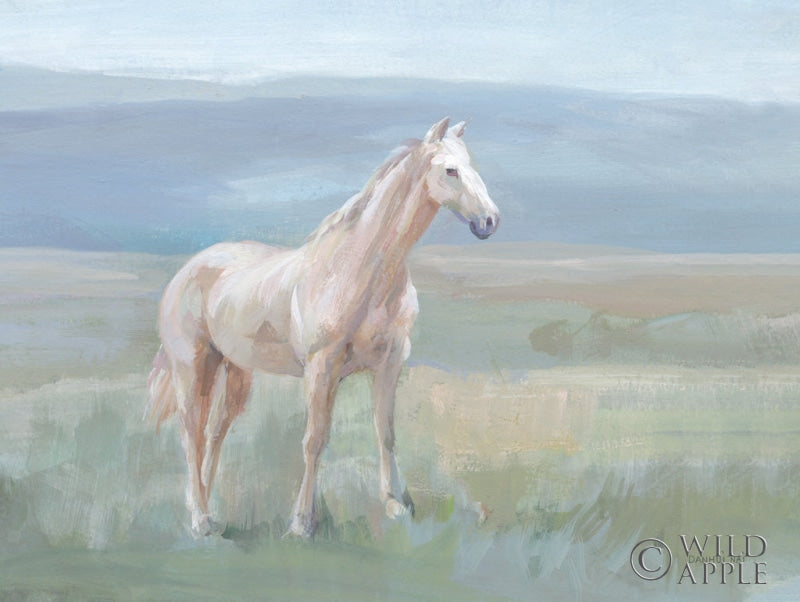 Reproduction of Mountain Mare Landscape by Danhui Nai - Wall Decor Art