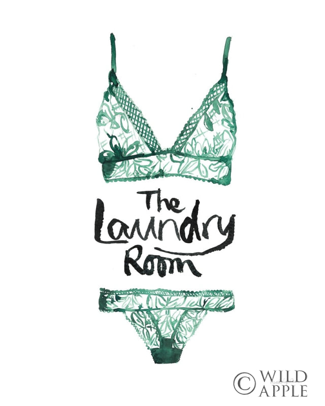 Reproduction of Lingerie Laundry II by Mercedes Lopez Charro - Wall Decor Art