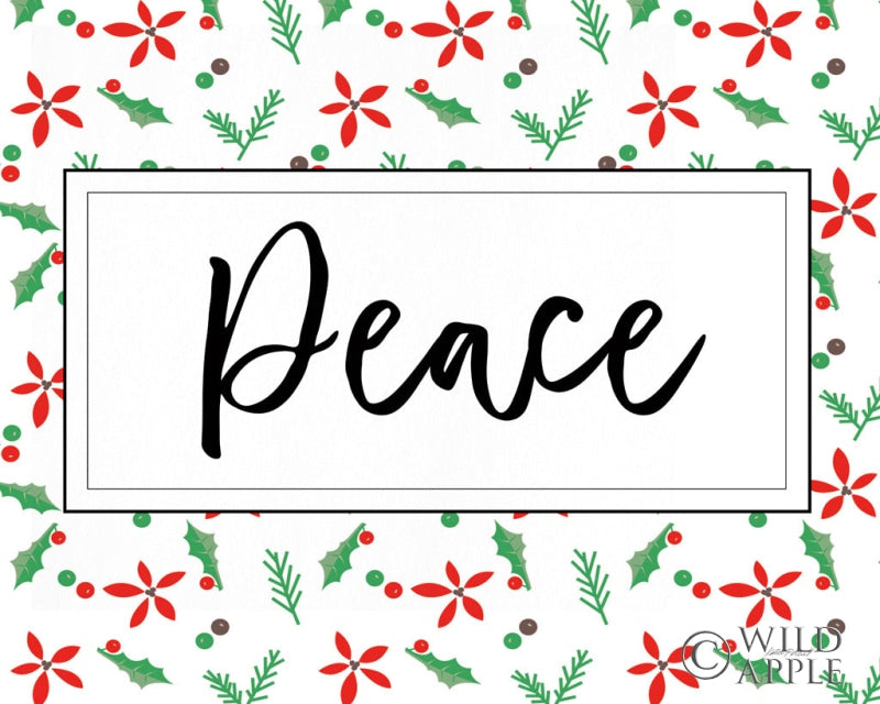 Reproduction of Minted Christmas I by Katie Pertiet - Wall Decor Art