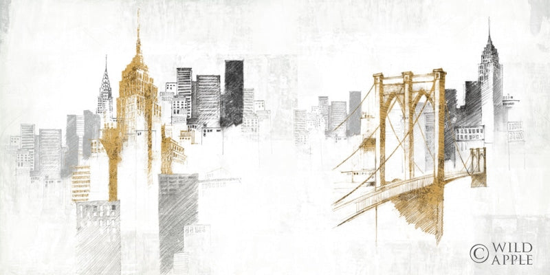 Reproduction of New York Monuments by Avery Tillmon - Wall Decor Art