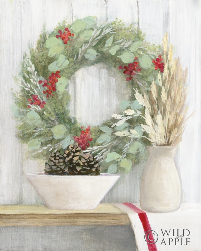 Reproduction of Natural Christmas I by Julia Purinton - Wall Decor Art