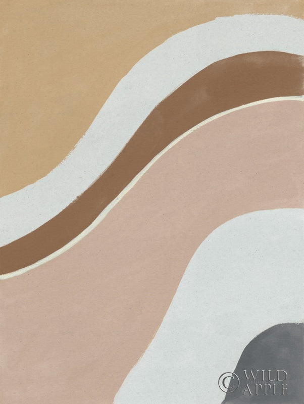 Reproduction of Flowing II Neutral by Danhui Nai - Wall Decor Art