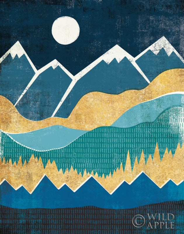 Reproduction of Big Sky and Mountains by Michael Mullan - Wall Decor Art