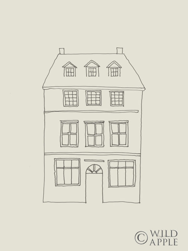 Reproduction of Buildings of London IV by Avery Tillmon - Wall Decor Art