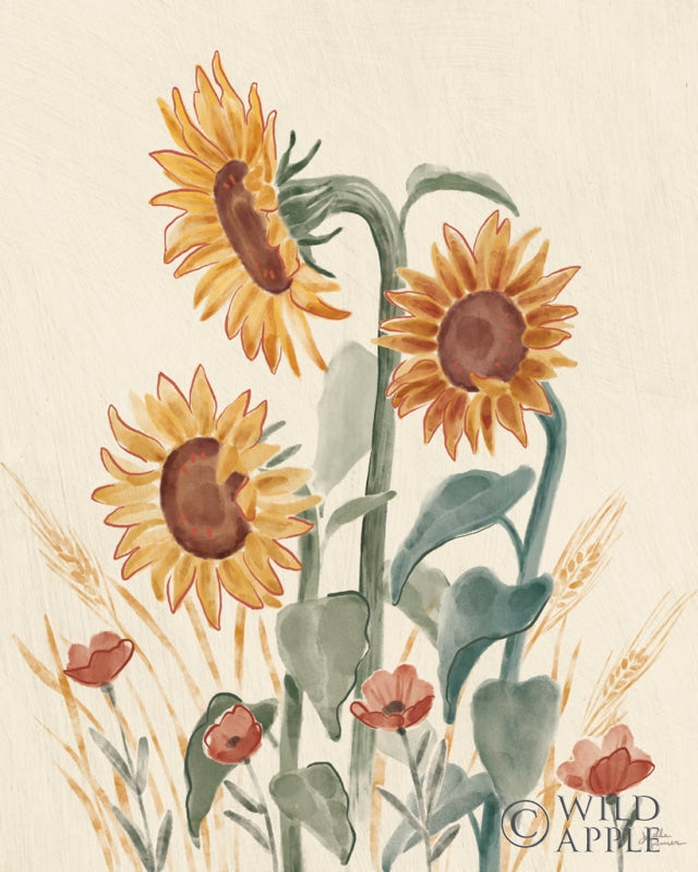 Reproduction of Sunflower Season IX by Janelle Penner - Wall Decor Art