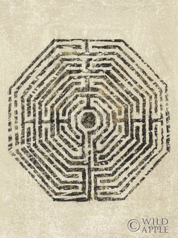 Reproduction of Labyrinth Vertical by Sue Schlabach - Wall Decor Art