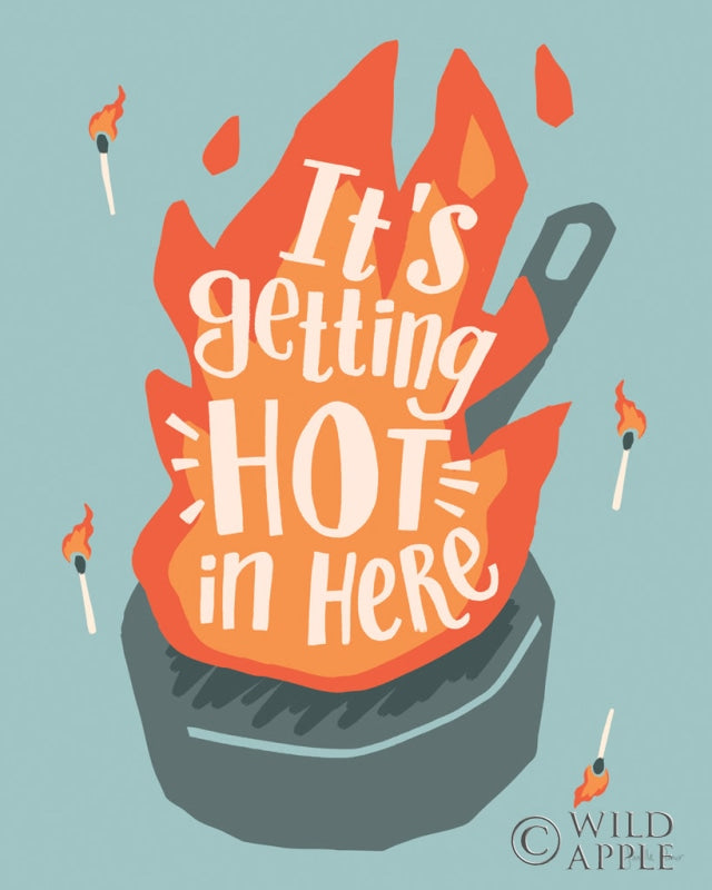 Reproduction of Hot In Here I by Janelle Penner - Wall Decor Art