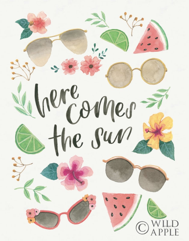 Reproduction of Lifes a Beach III by Jenaya Jackson - Wall Decor Art