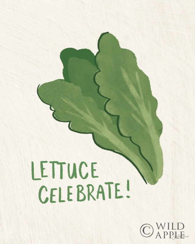 Reproduction of Veggie Fun V by Janelle Penner - Wall Decor Art