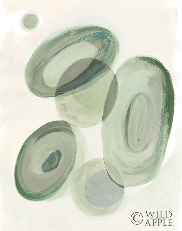 Reproduction of Middle of One Hundred II Reseda by Danhui Nai - Wall Decor Art