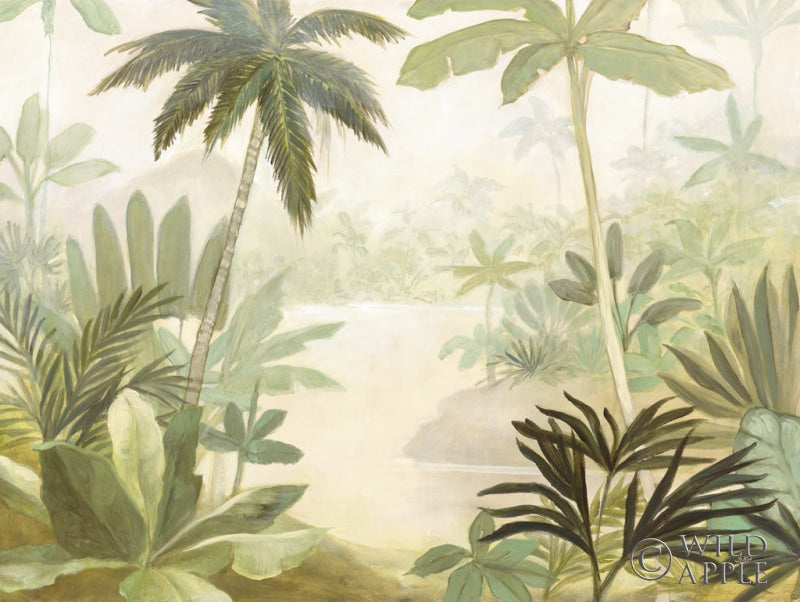 Reproduction of Palm Lagoon by Julia Purinton - Wall Decor Art