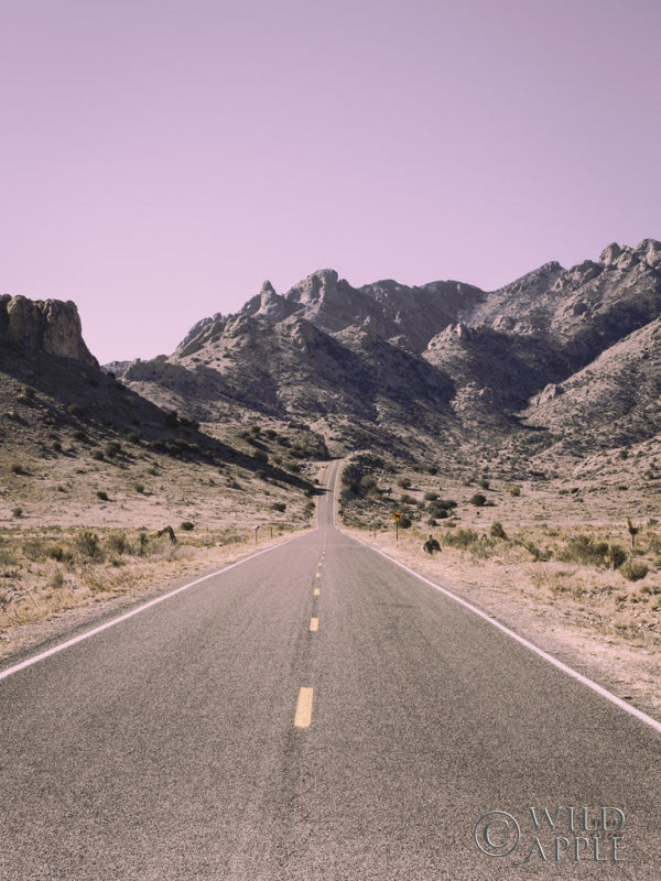 Reproduction of Road to Old West Purple Crop by Nathan Larson - Wall Decor Art