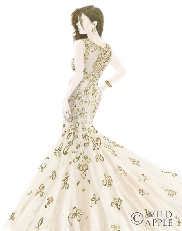 Reproduction of Beautiful Lady I Neutral by James Wiens - Wall Decor Art