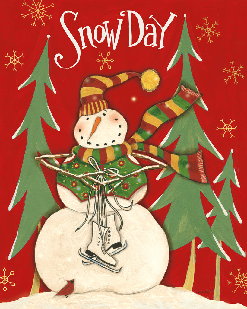 Reproduction of Snowmen Season IV Red Green by Anne Tavoletti - Wall Decor Art