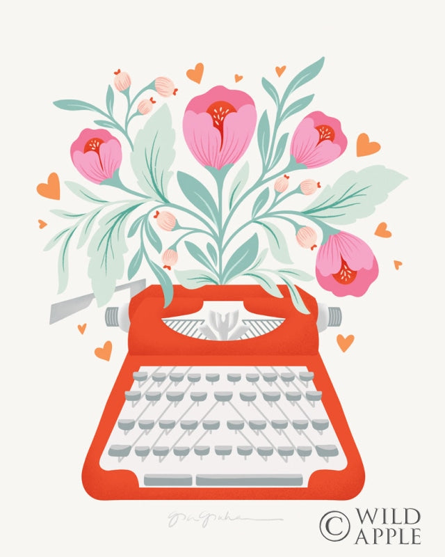 Reproduction of Just My Type II by Gia Graham - Wall Decor Art