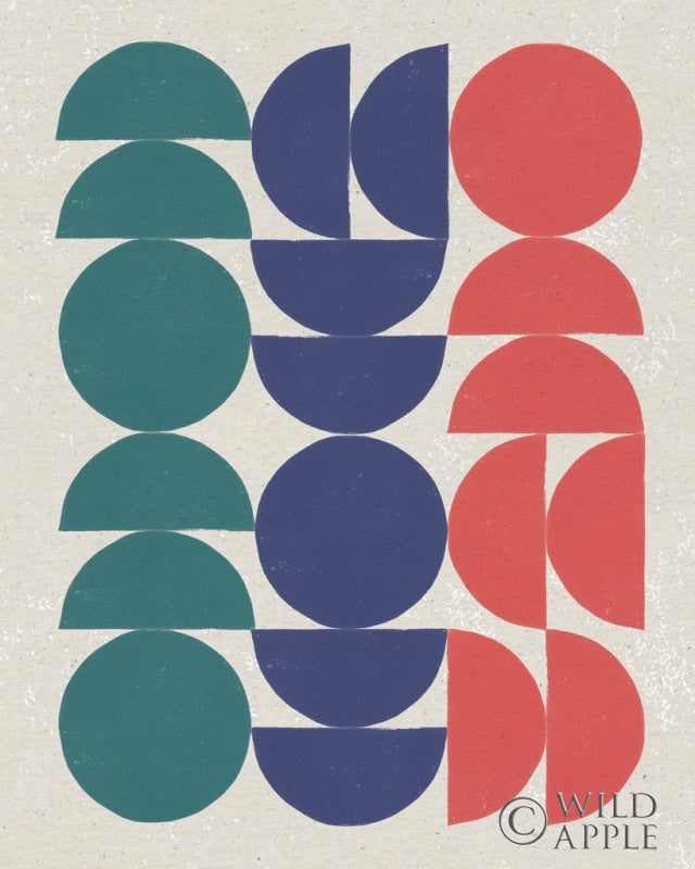 Reproduction of Make it Mod II Green by Moira Hershey - Wall Decor Art