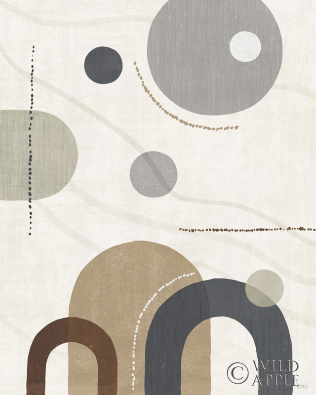 Reproduction of Soft Balance II Neutral by Veronique Charron - Wall Decor Art