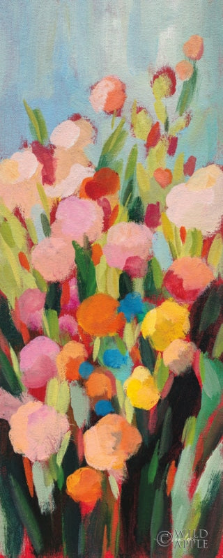Reproduction of Vivid Flowerbed I by Silvia Vassileva - Wall Decor Art