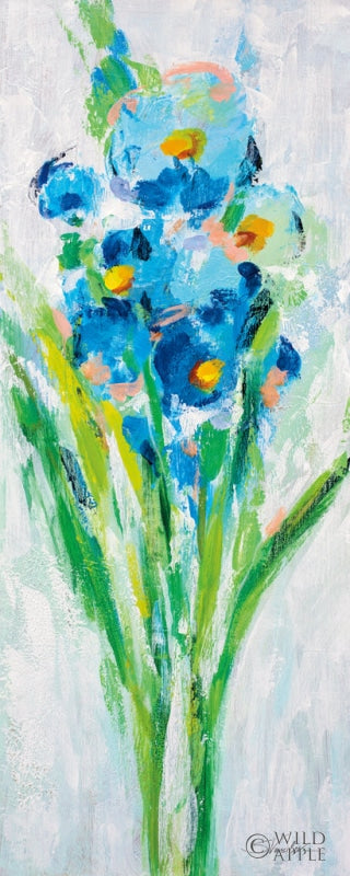 Reproduction of Fresh Blue Flowers II by Silvia Vassileva - Wall Decor Art