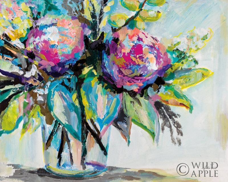 Reproduction of Big Blooms by Jeanette Vertentes - Wall Decor Art