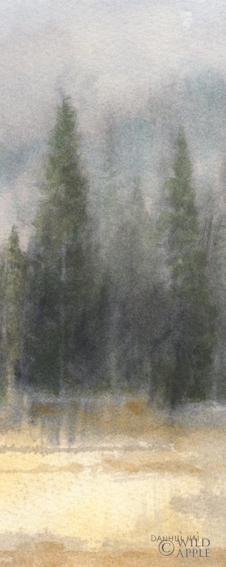 Reproduction of Misty Pines Panel II by Danhui Nai - Wall Decor Art