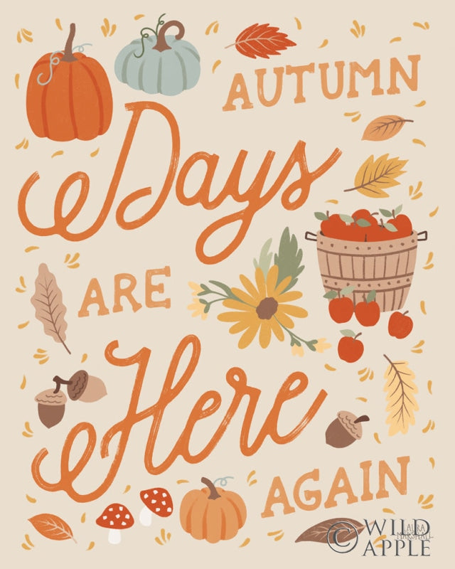 Reproduction of Harvest Wishes VI by Laura Marshall - Wall Decor Art