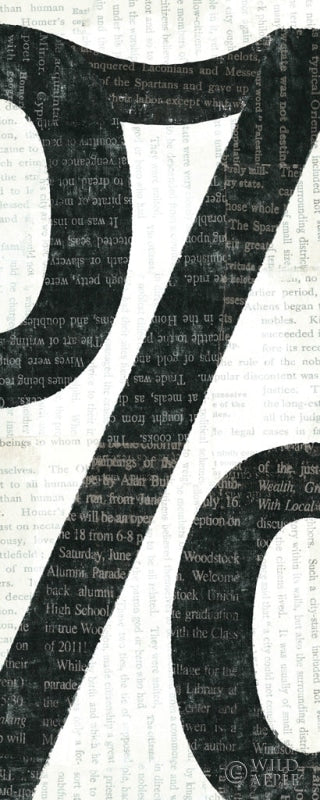 Reproduction of Punctuated Black IV by Michael Mullan - Wall Decor Art