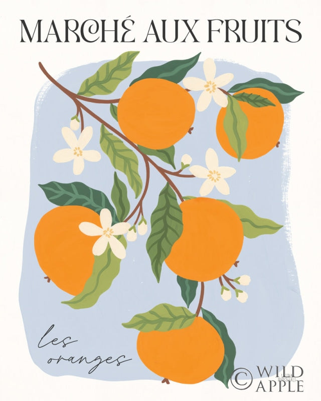 Reproduction of Marche aux Fruits I by Laura Marshall - Wall Decor Art