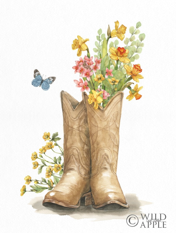 Reproduction of Wildflower Western I by Leslie Trimbach - Wall Decor Art