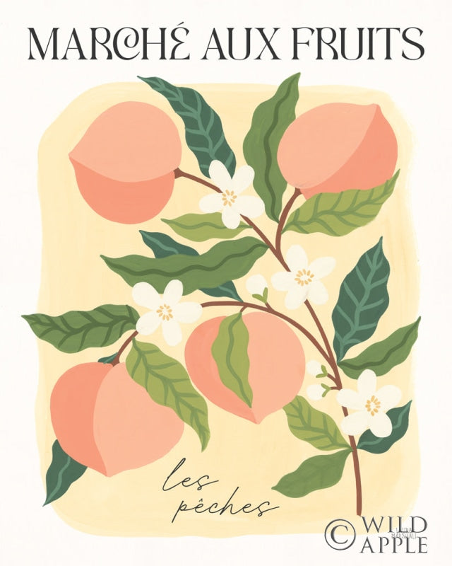 Reproduction of Marche aux Fruits IV by Laura Marshall - Wall Decor Art