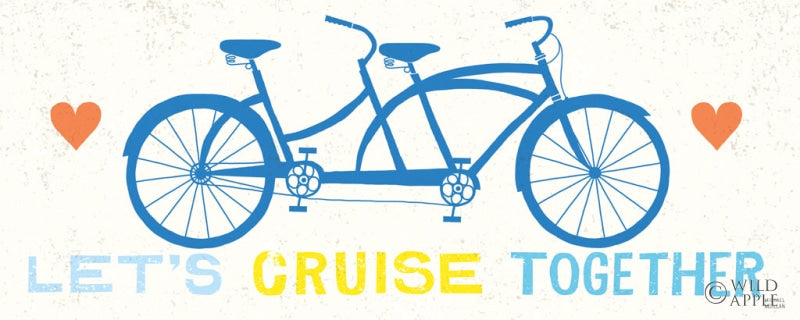 Reproduction of Lets Cruise Together II Bright by Michael Mullan - Wall Decor Art