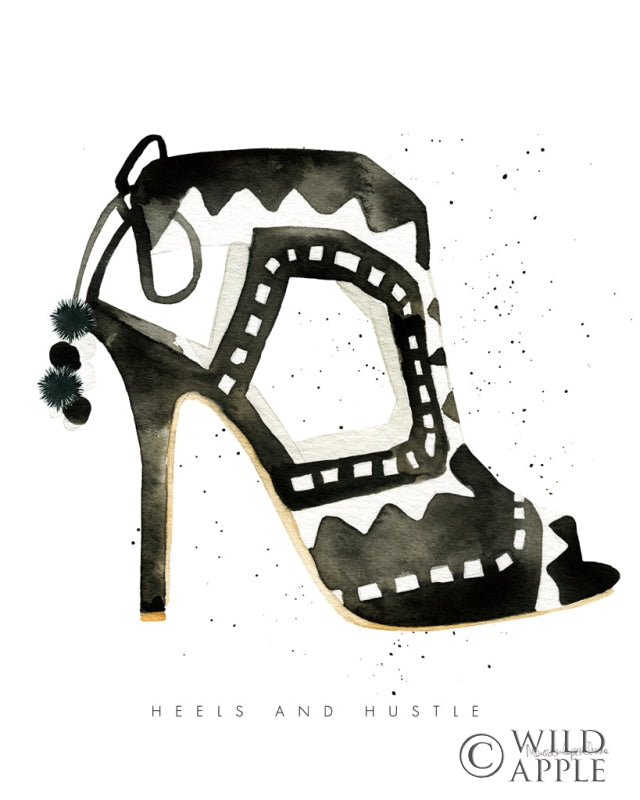 Reproduction of Glitz and Glam V Crop by Mercedes Lopez Charro - Wall Decor Art