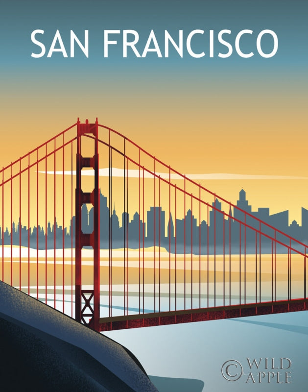 Reproduction of San Francisco II Crop by Omar Escalante - Wall Decor Art