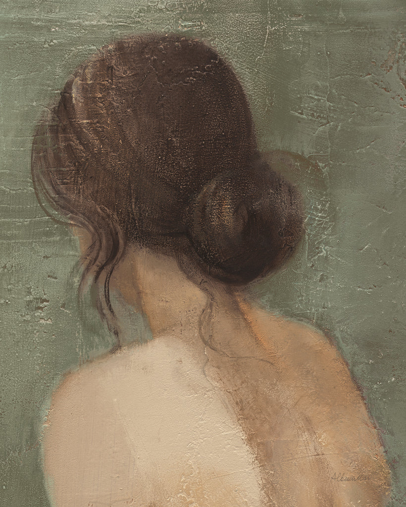 Reproduction of Thoughtful II Neutral Crop by Albena Hristova - Wall Decor Art