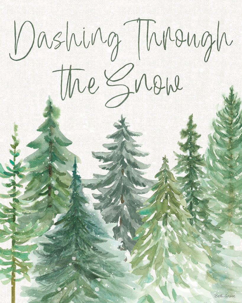 Reproduction of Wooded Winter XI by Beth Grove - Wall Decor Art