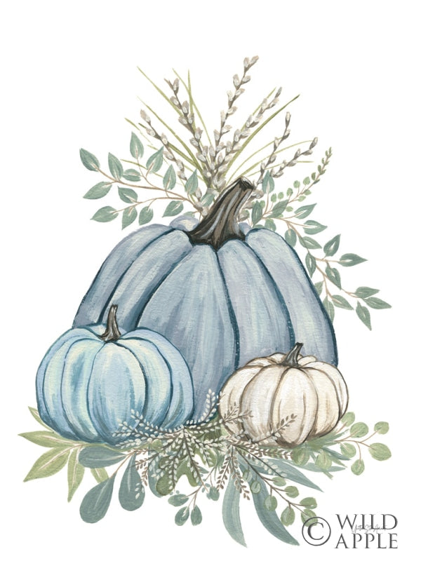 Reproduction of Blue Harvest I by Yvette St. Amant - Wall Decor Art