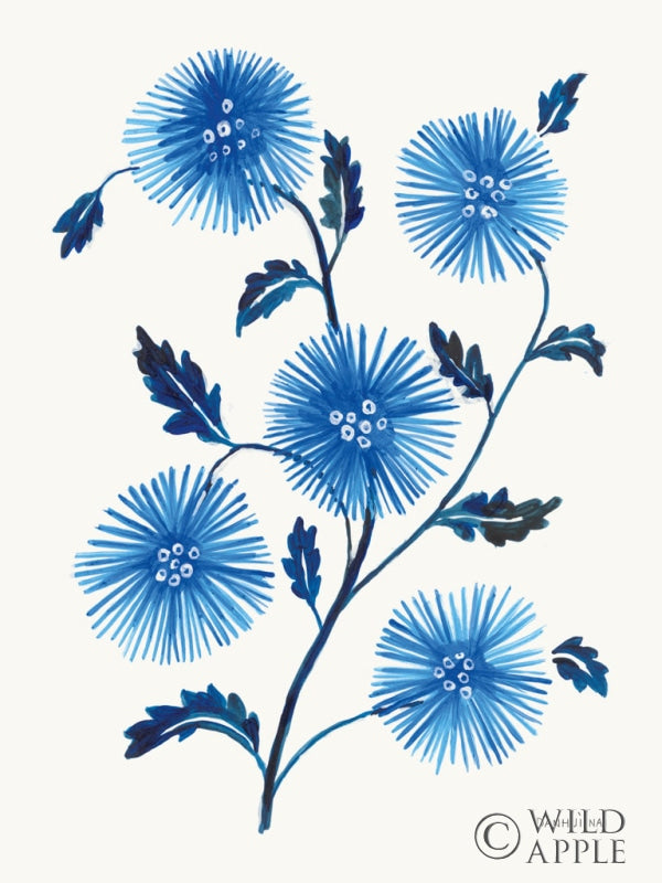 Reproduction of Borrowed and Blue I by Danhui Nai - Wall Decor Art