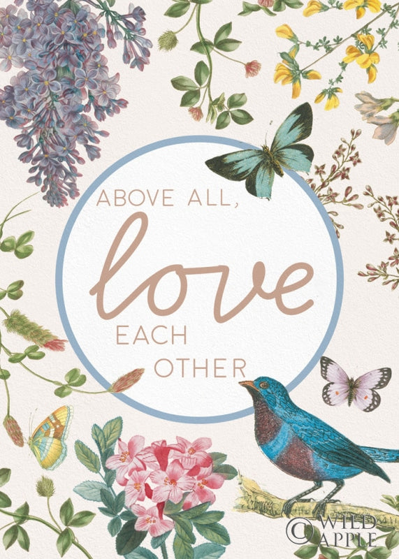 Reproduction of Victorian Garden X Love by Wild Apple Portfolio - Wall Decor Art