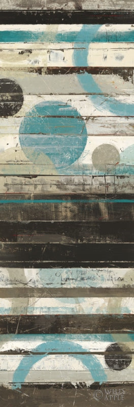 Reproduction of Blue Zephyr Panel by Mike Schick - Wall Decor Art