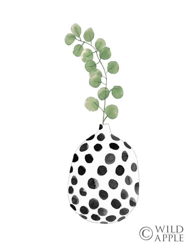 Reproduction of Modern Nature III Black by Mercedes Lopez Charro - Wall Decor Art