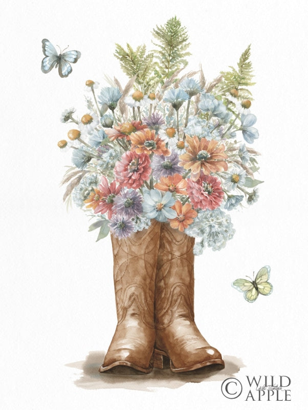 Reproduction of Wildflower Western IV by Leslie Trimbach - Wall Decor Art