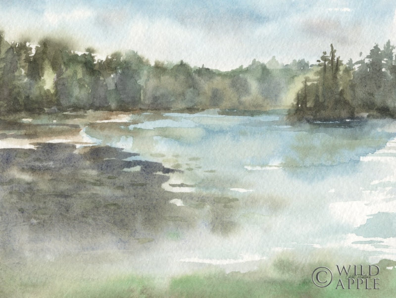 Reproduction of Lake Manuka by Leslie Trimbach - Wall Decor Art