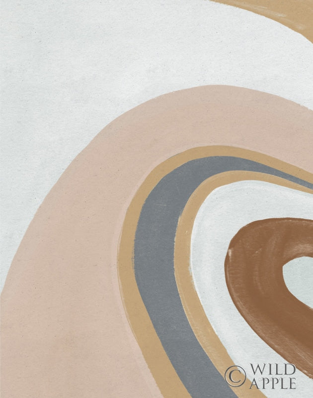 Reproduction of In the Groove I Brown by Danhui Nai - Wall Decor Art