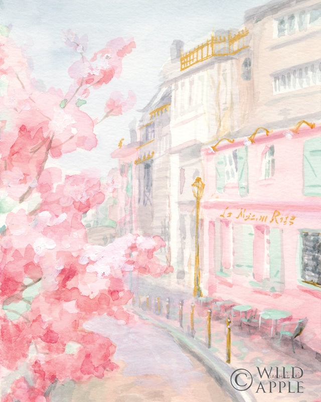 Reproduction of Pastel Paris II Crop by Danhui Nai - Wall Decor Art