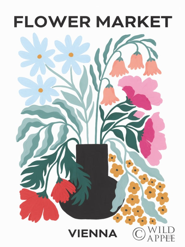 Reproduction of Flower Market IV by Laura Marshall - Wall Decor Art