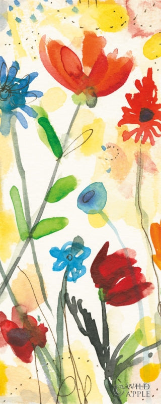 Reproduction of Sarahs Garden Panel I by Cheryl Warrick - Wall Decor Art