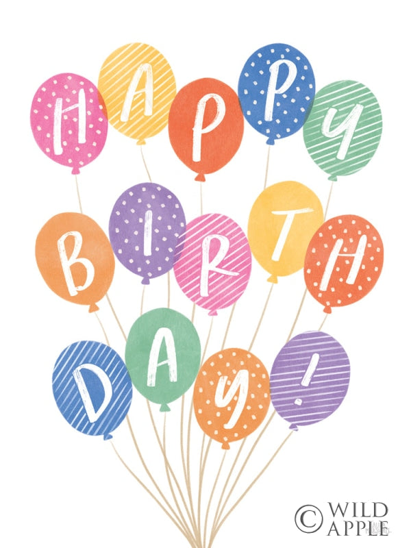 Reproduction of Birthday Wishes II by Laura Marshall - Wall Decor Art