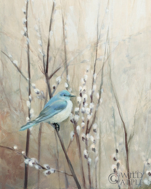Reproduction of Pretty Birds Neutral IV Crop by Julia Purinton - Wall Decor Art