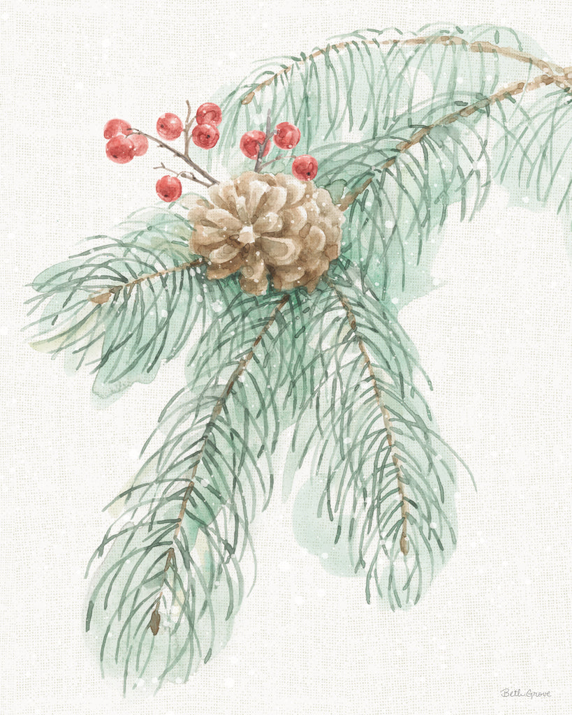 Reproduction of Wooded Winter IX by Beth Grove - Wall Decor Art