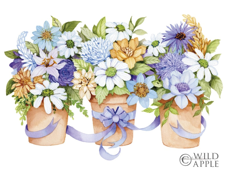 Reproduction of Planters All Pretty by Kathleen Parr McKenna - Wall Decor Art